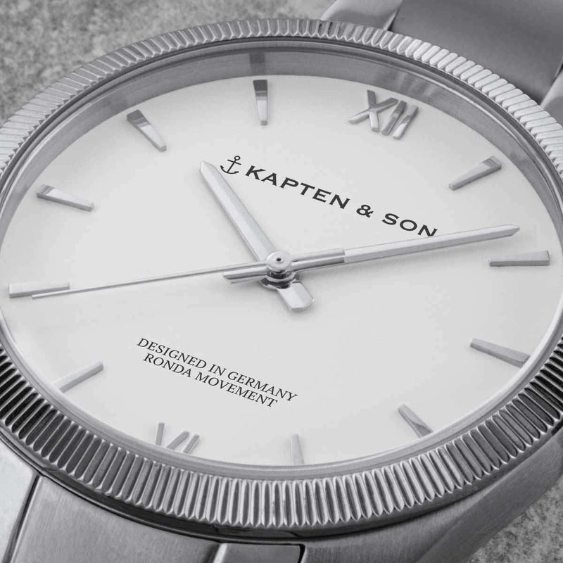 Montre Kapten & Son Crush Silver Steel - PRECIOVS